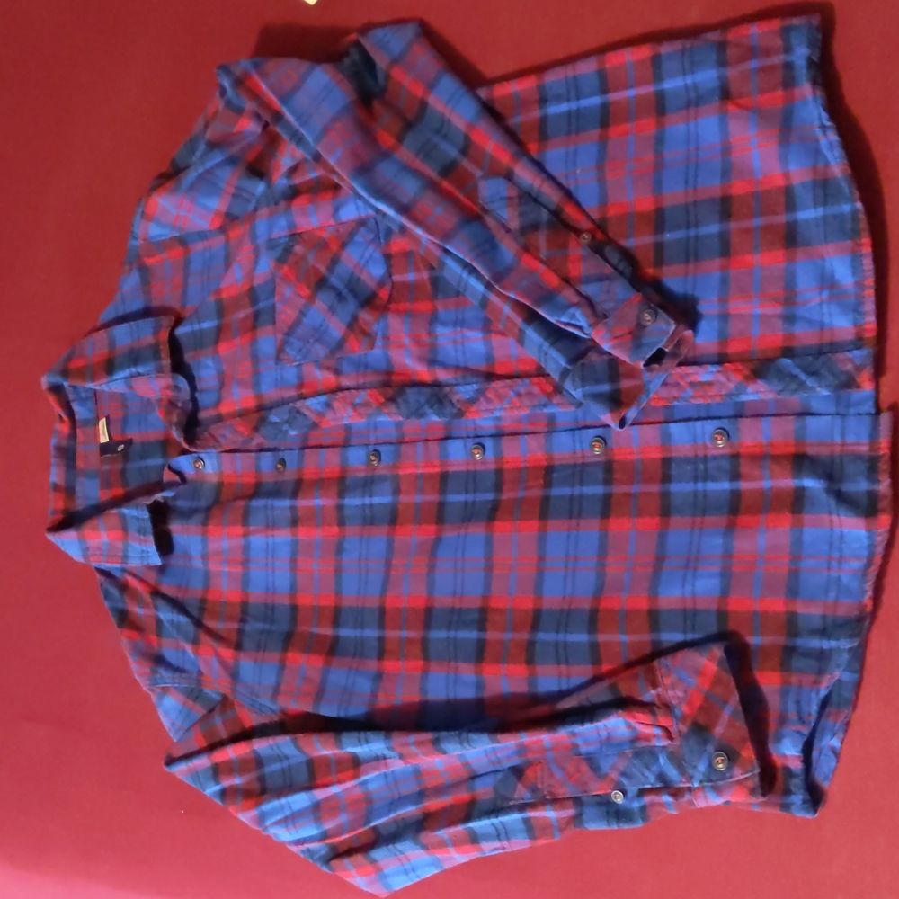 H&M Blue & Red Flannel